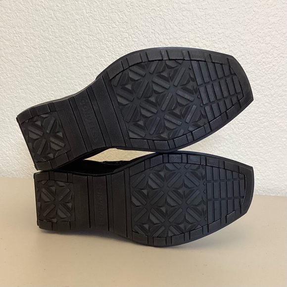 Converse 6 NWOT Chuck Taylor 70 De Luxe Wedge Hi Women’s Black Sneakers Shoes - Picture 7 of 16